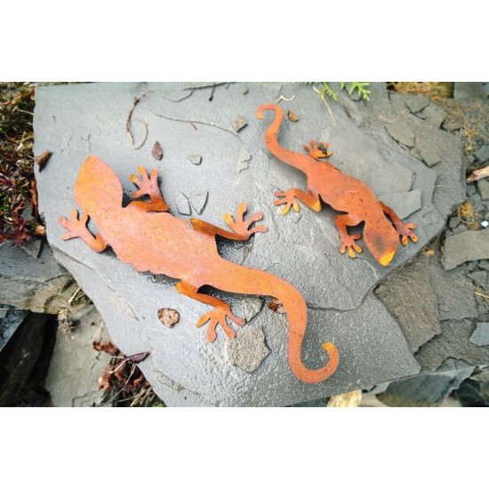 Rost Salamander - Edelrost Eidechse, Länge 20 cm