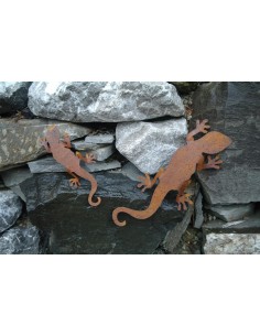 Rost Salamander - Edelrost Eidechse, Länge 20 cm 2