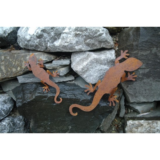 Rost Salamander - Edelrost Eidechse, Länge 20 cm