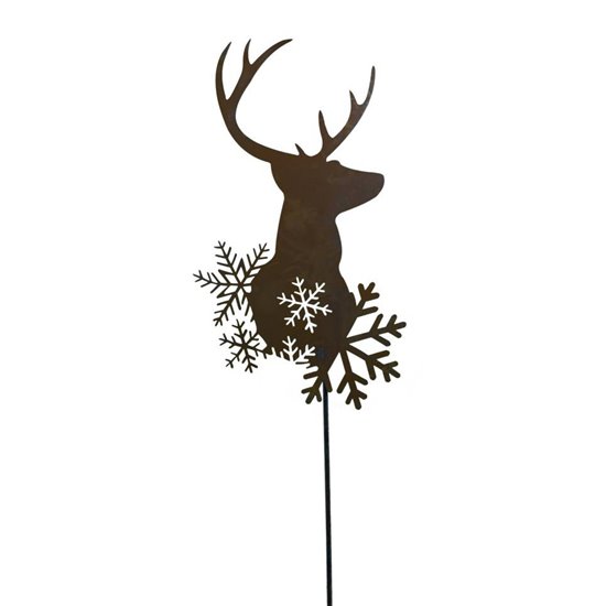 Hirsch Gartenstecker - Gesamthöhe 145 cm 