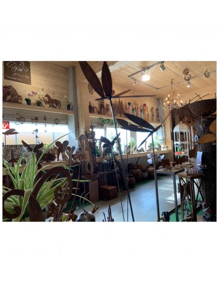 Schmetterlinge Schmetterling Deko 2er Gruppe auf Grantitsockel 2 Edelrost Schmetterlinge auf Granitsockel