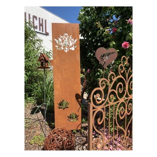 Sichtschutzwände und Paravents kleine Sichtschutzwand - Lotus - zum Stecken 140 cm hoch 

Diese Sichtschutzwand mit Lotus ist 