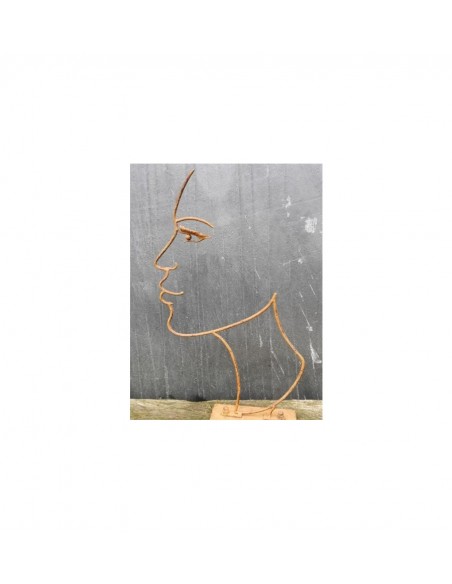 Gesichter Schatten-Gesicht Frau 43 cm hoch Schönes Gesicht einer hübschen Frau  im Profil, welches schöne Schatten wirft.
Höhe: