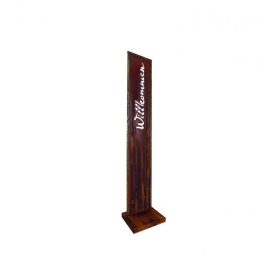 Neuheiten Badeko Stele - Willkommen - 105 cm hoch 

Höhe 105 cm
Breite 20 x 20 cm

