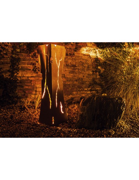 Metallkunst XXL Rostsäule Mystik tailiert, Höhe 110 cm Rostsäule Mystik tailiert, zum Beleuchten geeignet
Diese Rostsäule wirkt 