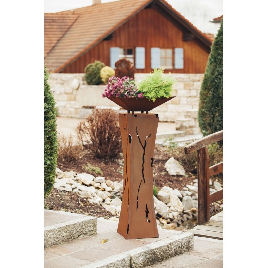 Rostsäule Mystik tailiert mit passender Schale