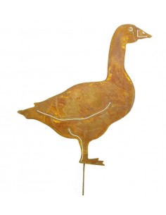 Gans zum Stecken  stehend seitlich, Höhe 60 cm