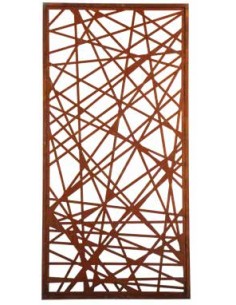 Sichtschutzwände und Paravents Deko Sichtschutzwand - Cosmopolitan - Trennwand für den Garten - Höhe 200 cm 2 mm Plasma
Höhe: 2