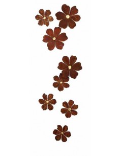 Start Blütentraum Blüte mit Goldpunkt an Nagel - 15 cm Durchmesser Durchmesser: 15 cm 2