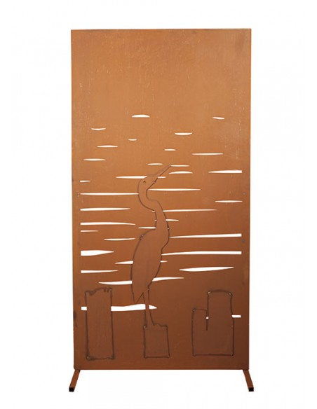 garten trennwand metall