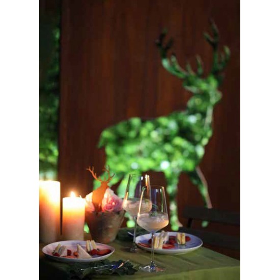 Start Paravent mit gehendem Hirsch, Höhe 200 cm, Breite 100 cm Paravent mit gehendem Hirsch
Höhe 200 cm
Breite 100 cm
