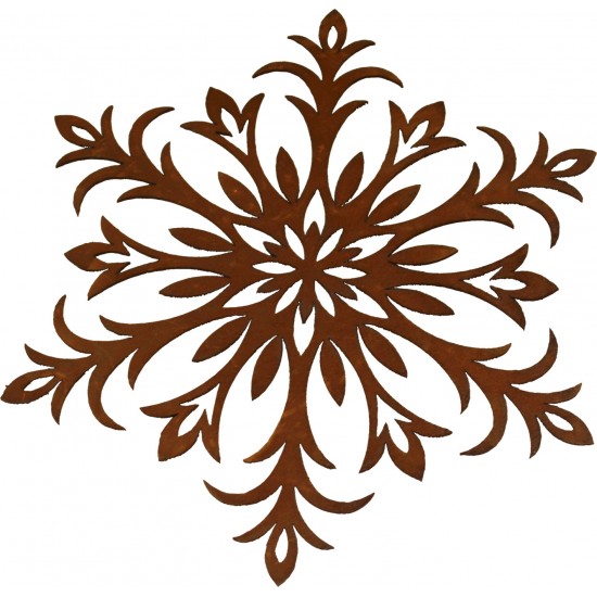 Winterdeko Schneeflocke als Fensterbild