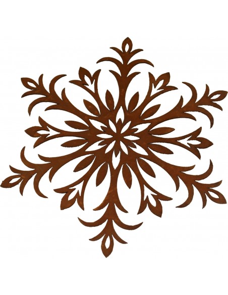 Winterdeko Schneeflocke als Fensterbild