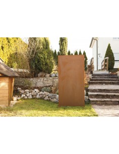 Metall Trennwand , Sichtschutzzaun "geschlossen" Höhe 180 cm 2