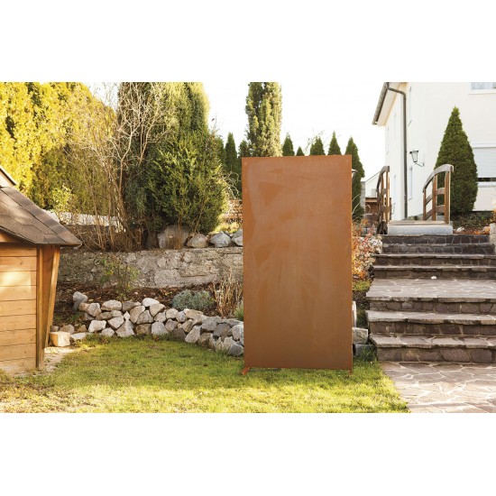 Metall Trennwand , Sichtschutzzaun "geschlossen" Höhe 180cm