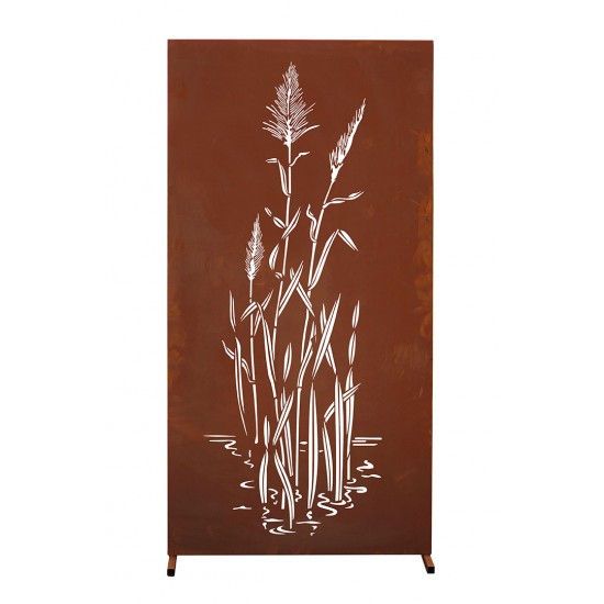 Sichtschutzzaun Metall mit Motiv  "China" Höhe 180 cm