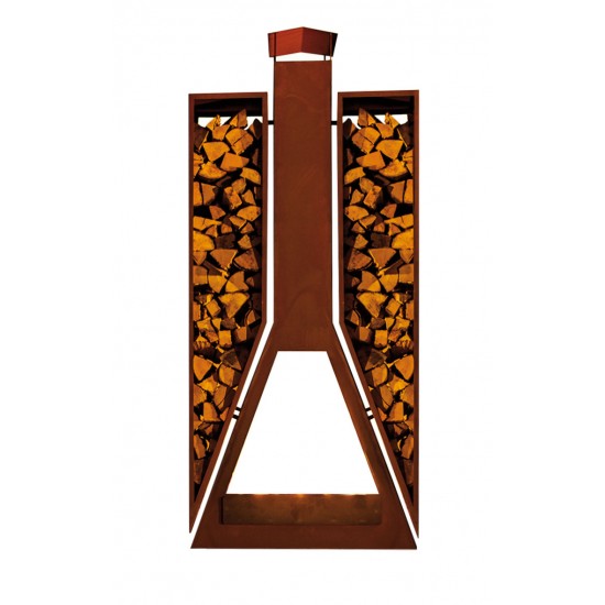 Kaminofen Twin für Terasse und Garten
