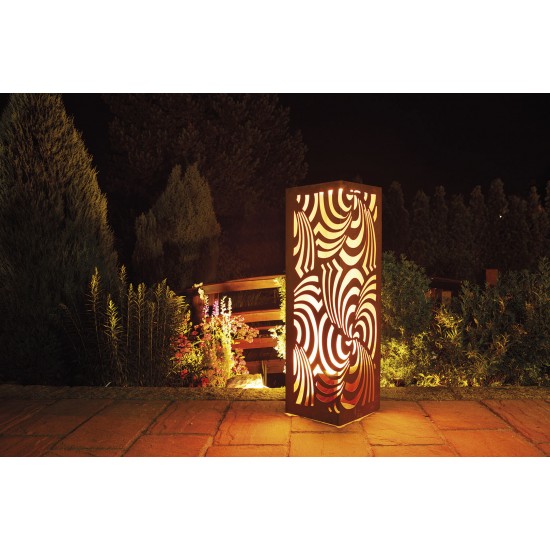 Rostsäule - Wilde Kreisel, Höhe 100 cm