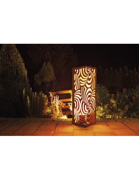 Rostsäule - Wilde Kreisel, Höhe 100 cm