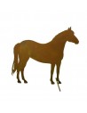 Bauernhof Deko Pferd mittelgroß - seitlich stehend - 57 cm lang - 50cm hoch