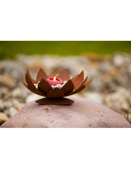 Deko Seerose aus Metall, mittel, Ø 40 cm Deko Seerose aus Metall, mittel, Ø 40 cm