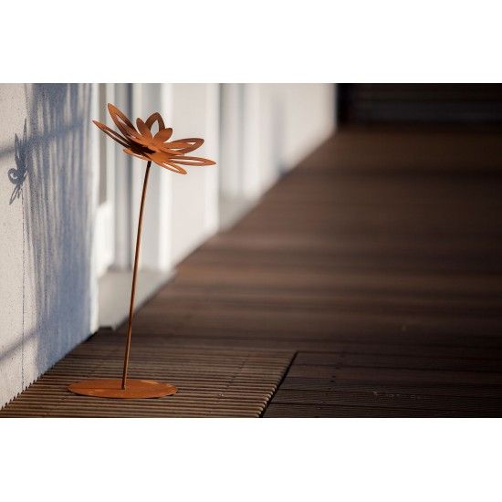 Deko Blume - Margerite, auf Platte, Höhe 50 cm