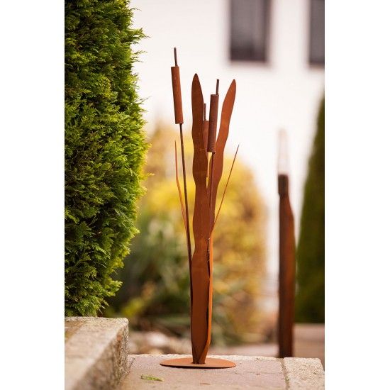 Deko Blume - Schilf, groß, Höhe 85 cm