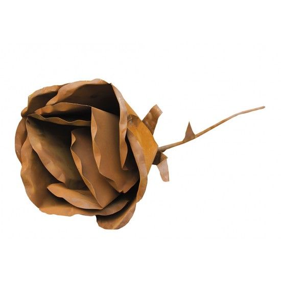 Rose aus Metall - Rose der Liebe, groß, Höhe 140 cm