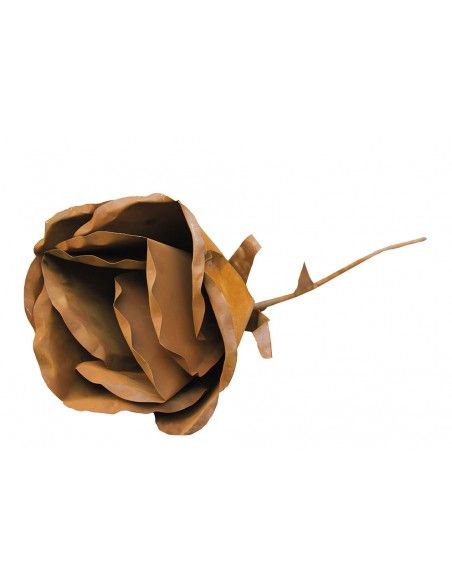 Rose aus Metall - Rose der Liebe, groß, Höhe 140 cm
