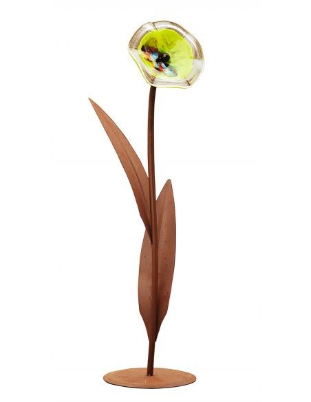 Glasblume - Kartin, inkl. Blütenteller, Höhe 100 cm Glasblume - Kartin, inkl. Blütenteller, Höhe 100 cm