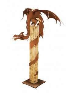 Dio dekorative ausgefallene Deko-Figur Elfe Holz und Metall Shabby weiß Preis für 2 Stück