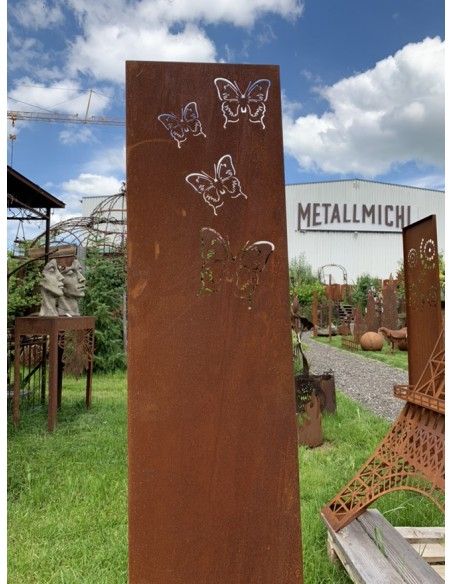 Sichtschutzwände und Paravents kleine Sichtschutzwand - Schmetterlinge - zum Stecken 140 cm hoch 

Höhe 140 cm
Breite 35 cm (