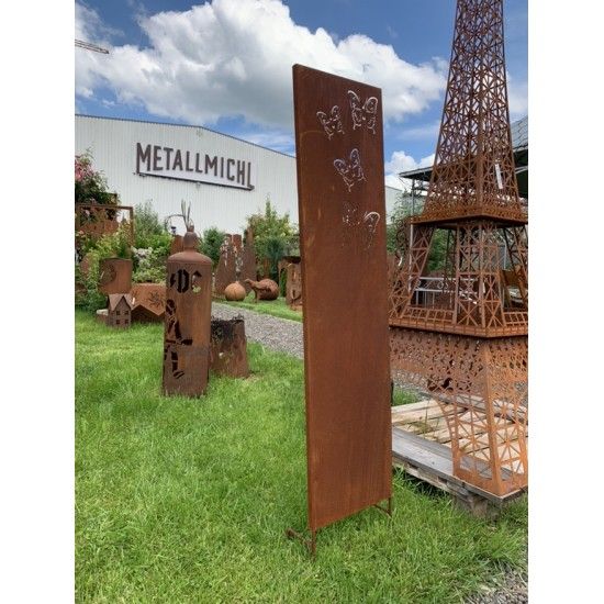 Sichtschutzwände und Paravents kleine Sichtschutzwand - Schmetterlinge - zum Stecken 140 cm hoch 

Höhe 140 cm
Breite 35 cm (