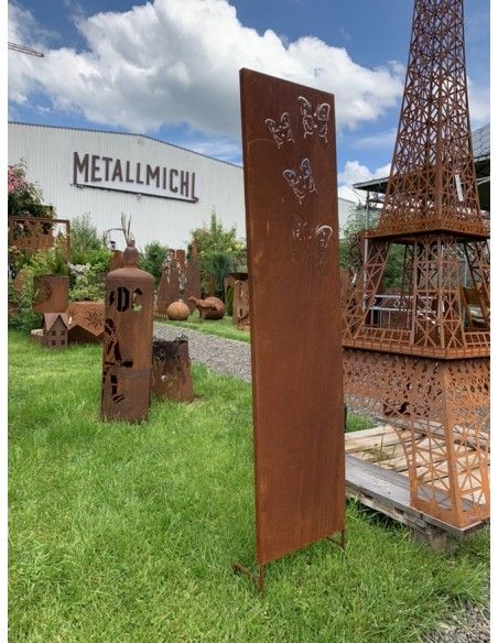 Sichtschutzwände und Paravents kleine Sichtschutzwand - Schmetterlinge - zum Stecken 140 cm hoch 

Höhe 140 cm
Breite 35 cm (