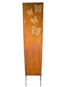 Schmetterlinge zum Stecken kleine Sichtschutzwand - Schmetterlinge - zum Stecken 140 cm hoch 
Höhe 140 cm
Breite 35 cm (Gesa