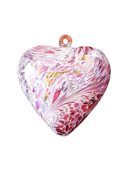 Glasherz Rot gesprenkelt