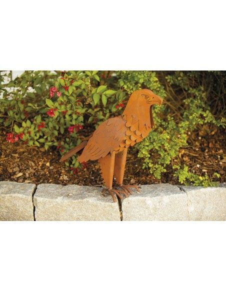 Edelrost Adler - 3D - Höhe 60 cm