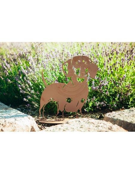 Deko Hund aus Metall - Dackel Wasti - Höhe 40 cm Deko Hund aus Metall - Dackel Wasti - Höhe 40 cm