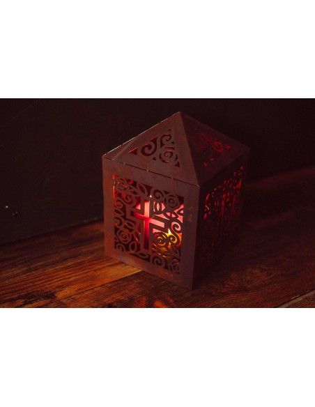 Metall Grablicht - Filigran, Höhe 28 cm