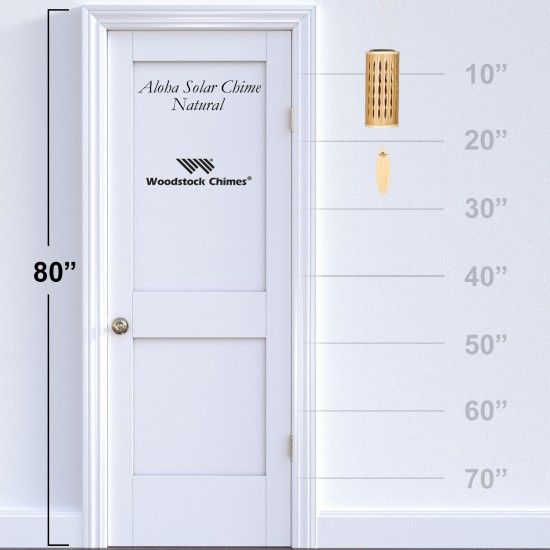 Windspiele und Klangspiele Klangspiel - Aloha - Länge 71 cm - mit Solarlicht Karibische Flair und kleines Gartenlicht mit Solar 