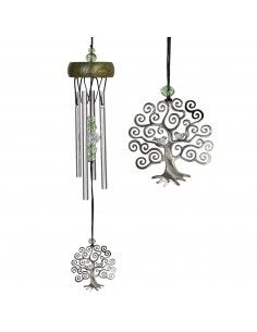 Start Feng Shui Klangspiel - Baum des Lebens 25 cm - Original Woodstock Qualitäts Windspiel 
Schönes Fengshui Klangspiel mi