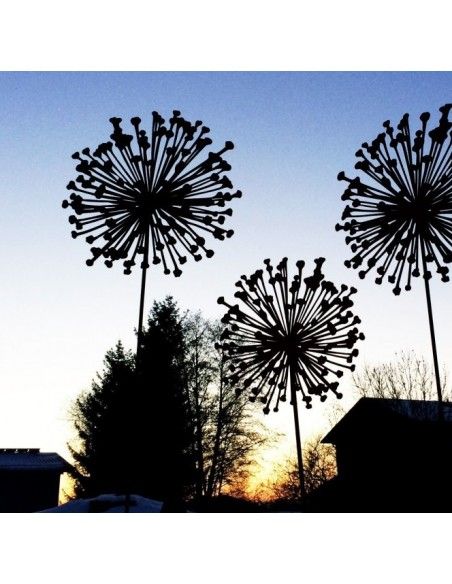 Gartenstecker Allium Gartenstecker 2er Set - 30 cm + 40 cm Ø Gartenstecker Blume "Allium" 30 cm Durchmesser

Diese Gartendeko 