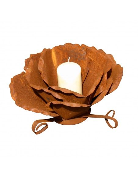 Rosenblüte aus Metall, groß, Ø 34 cm Rosenblüte aus Metall, groß, Ø 34 cm