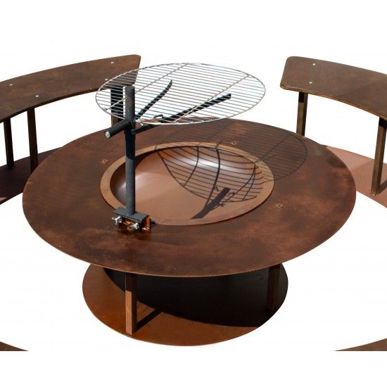 Grillstellen + große Gartengrills - Circle-Set - Feuerstelle gesondert Produktdetails:
Höhe: 45 cm
Durchmesser 123 cm
aus sta