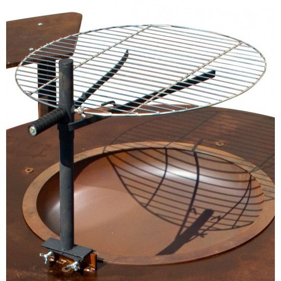 Grillstellen + große Gartengrills - Circle-Set - Grillrost zum Nachrüsten Grillrost in Edelrost
Durchmesser: 65cm
Stabiler Sch