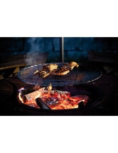Grillstellen + große Gartengrills - Circle-Set - Grillrost zum Nachrüsten Grillrost in Edelrost
Durchmesser: 65cm
Stabiler Sch 2