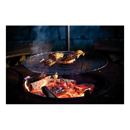 Grillstellen + große Gartengrills - Circle-Set - Grillrost zum Nachrüsten Grillrost in Edelrost
Durchmesser: 65cm
Stabiler Sch