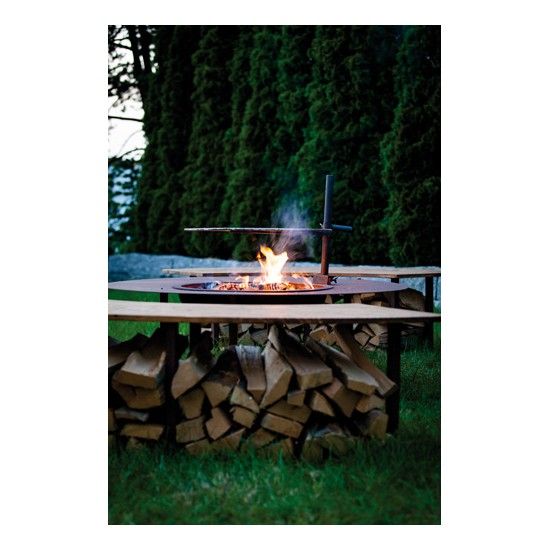 Grillstellen + große Gartengrills - Circle-Set - Grillrost zum Nachrüsten Grillrost in Edelrost
Durchmesser: 65cm
Stabiler Sch