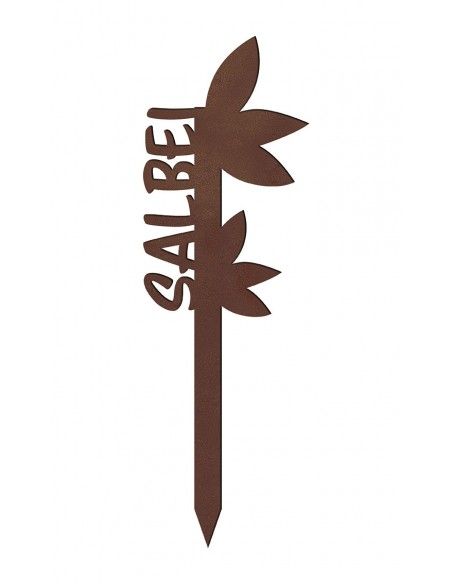 Filigraner Kräuterstecker aus Metall – Salbei Filigraner Kräuterstecker aus Metall – Salbei