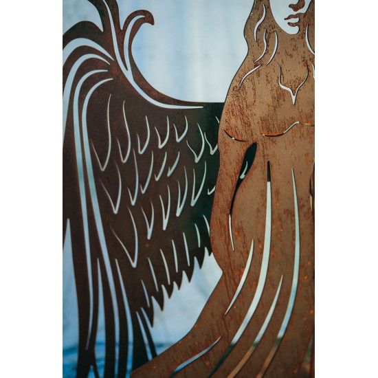 Weihnachtsengel Belladonna - mit anschraubbaren Flügeln - Höhe 122 cm